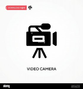 Video camera vector icon. . Modern, simple flat vector illustration for web site or mobile app Stock Vector Image & Art - Alamy