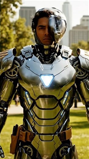 Synthetic Future, From Engineer to Hero: Next-Gen Mecha Suit Transformation