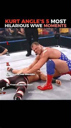 The Funniest Kurt Angle Moments You Need to See 😂