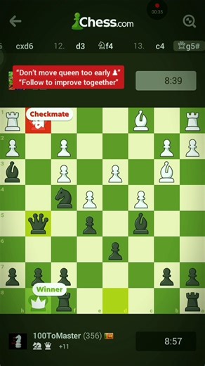 First game on Chess.com!