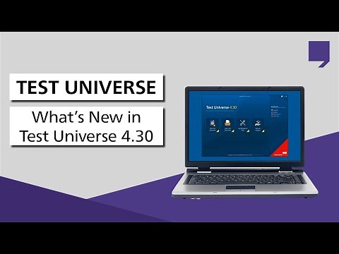 What’s New in Test Universe 4.30
