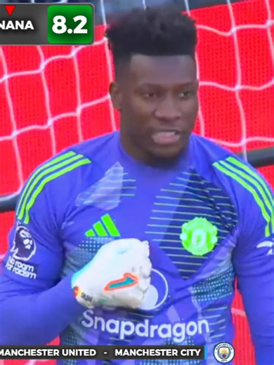 Andre Onana match performance in Manchester United vs Manchester City 2025 #andreonana #manutd #premierleague