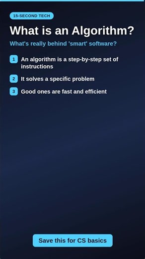 what is an algorithm