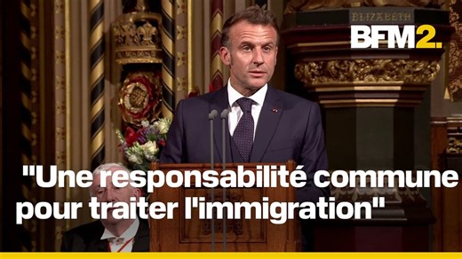 Emmanuel Macron au Royaume-Uni: son discours en intégralité devant le Parlement britannique