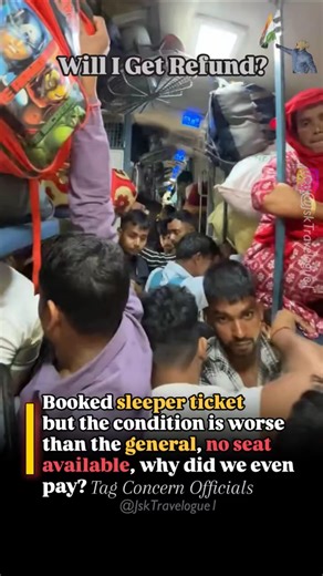 Sleeper Coach = New General Class? 😳 No Seat After Reservation!