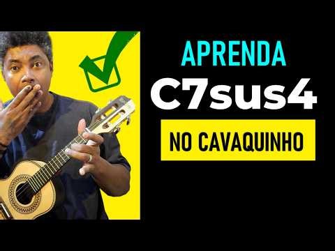 Como Fazer um Acorde C7sus4 No Cavaquinho (PASSO a PASSO) ✅