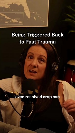 Hosted by Nicole and Brian Barker on Instagram: "A person can be humming along beautifully through life, when all of a sudden they are triggered back to the dark place that resulted from past trauma. When this happens, it's so important to be gentle with yourself and when ready, take a moment to recognize how far your healing has come - Episode 32 #trauma #healing #triggered #podcast"