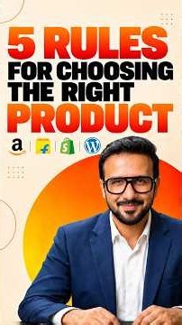 5 Rules for Choosing the Right Product for Ecommerce Business