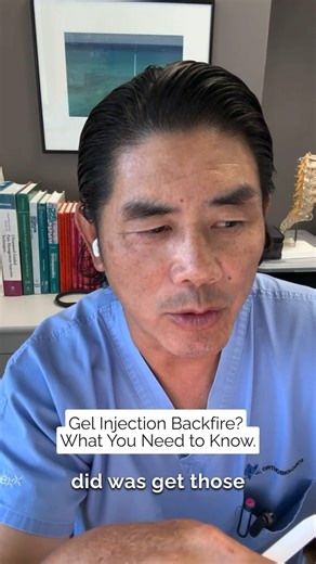 Hyaluronic acid is usually safer than cortisone, but some people react to the gel, causing inflammation that can mimic infection. If pain, swelling, or redness spike after the shot, see your doctor right away — infections need urgent care. Most importantly: - Gel shouldn’t be mixed with cortisone - Injections must be done with image guidance - Sterile technique matters If gel didn’t help, you still have options — PRP, BMAC, and proper diagnosis can make all the difference. | Dr. Dwight Lin, MD