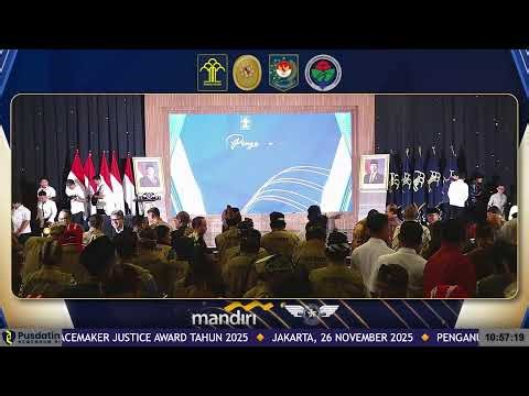 Penganugerahan Peacemaker Justice Award (PJA) 2025