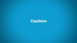 Aspira Drainage System Cautions