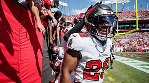 Bucs Celebrate Following WIN Over Bears