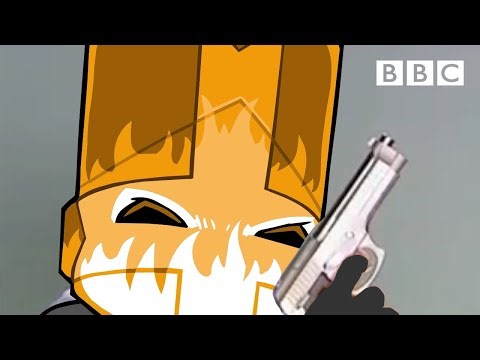 knight with a gun but the shotgun is a kitchen gun