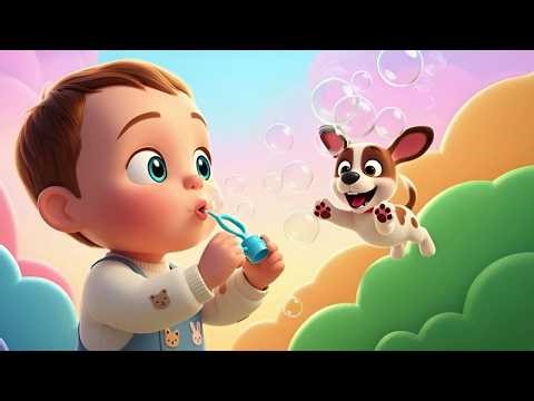 🌬 ¡Soplar! 👶🐶 | Canción Infantil de Burbujas
