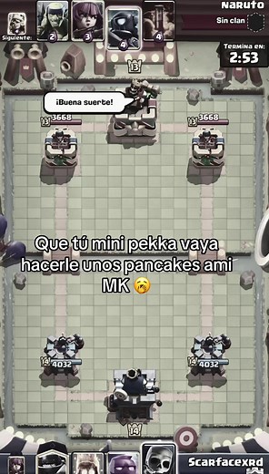 Humor en Clash Royale: Pancakes con Mini Pekka