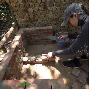 1M views · 10K reactions | Crafting Complete Survival Bushcraft Shelter With Log cabin roof, Clay Firplace | Bushcraft Skills | Facebook