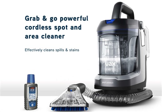 Vax ONEPWR SpotlessGo portable washer - cleans spills and stains in your car, without the cord - paultan.org
