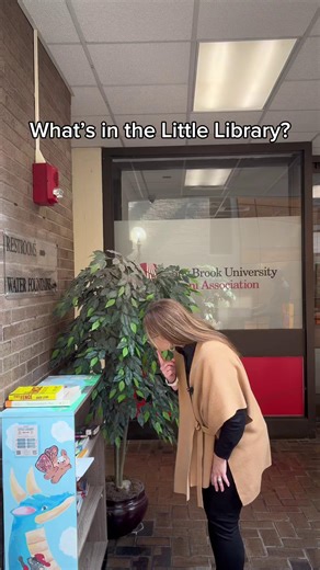 Your Little Free Library in action. | Stony Brook University Libraries