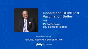 As we all wait for vaccination, there's one question on everyone's mind - By when can we achieve the ‘Herd Immunity’ for the world to be safe enough? PadmaShree and Dr. B. C. Roy Presidential Awardee, Dr. Sanjeev Bagai in conversation with Godrej Appliances, cold chain partner to India's covid vaccination campaign, tries to address these questions and more. Stay tuned in as we share more snippets over the next few days and ensure you are well informed with accurate scientific information when it