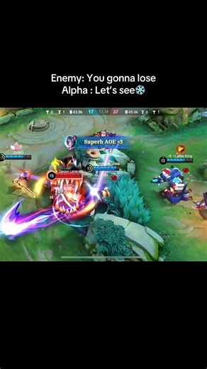 Alpha best build #mobilelegends #mlbb