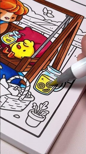 🍋 Relaxing Evening Lemonade | Cozy Life Coloring Book by Jade Summer