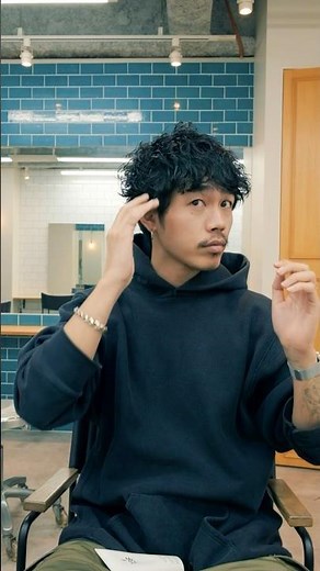 天パのジェルスタイリング✌︎#メンズスタイリング #メンズヘアセット #天パ