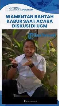 Suddenly Mobbed by Students During UGM Discussion, Sudaryono Denies Fleeing: We Held Our Ground