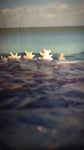 Before vs After: Godzilla Swimming (Stop Motion) #shorts #fyp