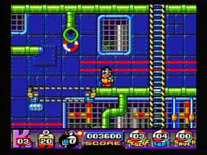 S.O.S: Sink or Swim Game Sample - SNES/SFC