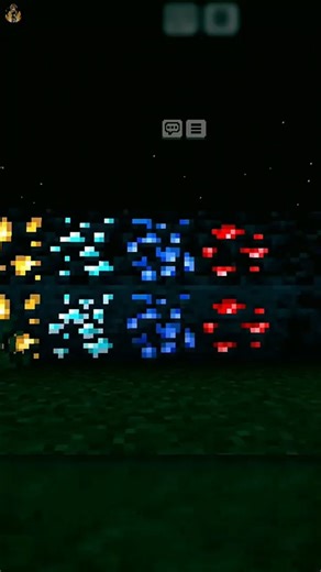 Glowing Ore Mod ( MCPE ) #minecraft #shorts