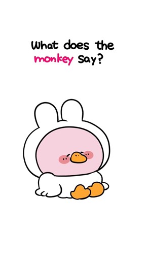 “What does the monkey say? 🐰♡#Asamimi-chan #Cymus #Anime #Illustration”