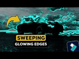 How To Make SWEEPING GLOWING Edges On Filmora 12