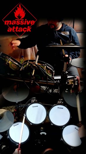 Drum Cover Massive Attack Inertia Creeps #drummer #massiveattack #drums