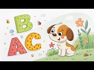 🐕 Learn the Letter D with Little Dog | ABC A–Z Song | Bubble ABC 🫧