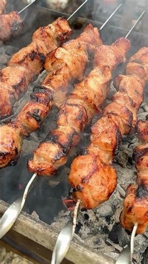 Shashlik – Juicy, spicy & delicious #volgagermanchef #food #recipe #bbq #shashlik #grilling