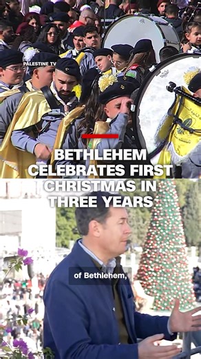 The city of Bethlehem in the occupied West Bank is buzzing with Christmas festivities for the first time in three years as Palestinians express cautious optimism amid the ceasefire between Israel and Hamas. CNN's Matthew Chance reports. | CNN