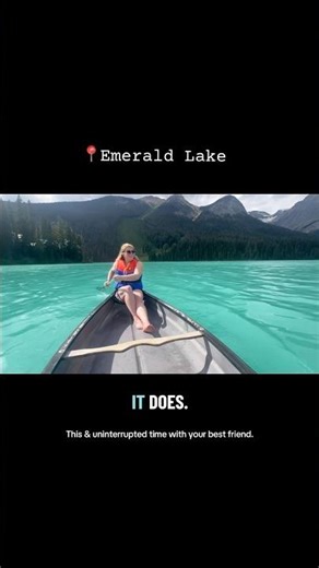 SO ready to go back to Banff & Jasper national park in Canada! Emerald Lake 🌊