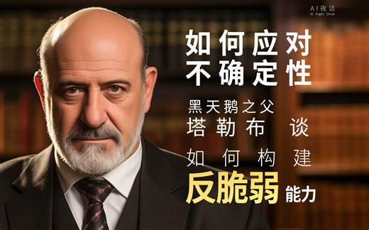 黑天鹅理论之父塔勒布，谈如何构建反脆弱能力，如何应对不确定性 | AI夜话
