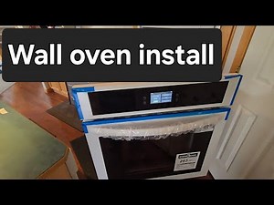 Wall oven install, Frigidaire 27"