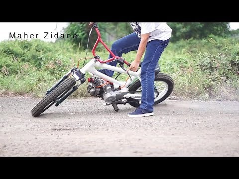 Short BMX cub video details, Engine Honda C70 Modif