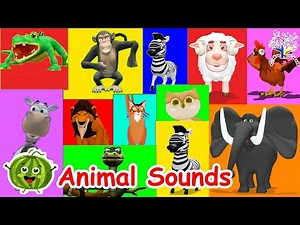 🔤🎶 The Alphabet Animal Sounds Song! AZ10AZ21 🦁🐘 Fun Learning for Kids!