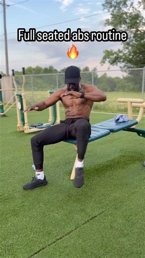 Get your six pack sitting down 🔥 #abs #workout #workout