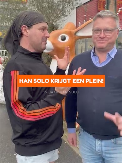 Han Solo krijgt geen straat maar een plein in Zulte. Het Tottonée Plein. Zaterdag 7 maart om 11u: officiële opening in aanwezigheid van Han Solo en met verrassingen. @comedyshows.be @stckdpt