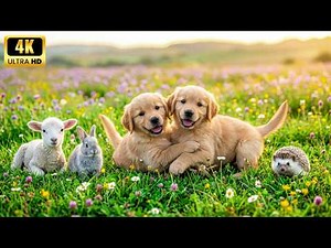 Baby Animals in 4K UHD – Sweet Tiny Pets Playing Happily in Peaceful Nature 🐾✨