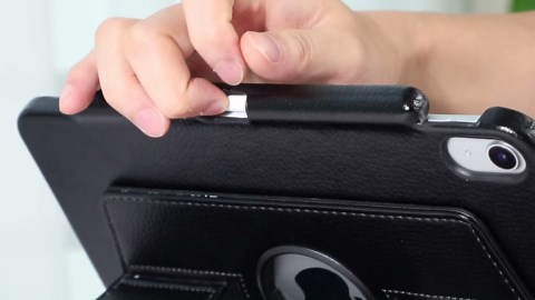 Fintie Rotating Case for iPad Air 11-inch M3 (2025) / M2 (2024), iPad Air 5th (2022) / 4th Generation (2020) 10.9 Inch - 360 Degree Rotating Protective Stand Cover w/Pencil Holder, Composition Book