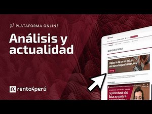 Análisis y actualidad - Tutorial plataforma Renta 4