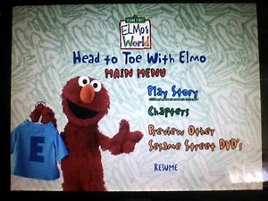 Elmo's World: Head To Toe With Elmo! DVD Walkthrough 2003