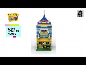 MODULAR HOUSE Lego classic 10698 ideas How to build