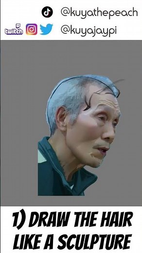 Art Tutorial 1a: HOW TO DRAW HAIR for Photoshop Procreate Clip Studio Paint Krita Medibang Painter