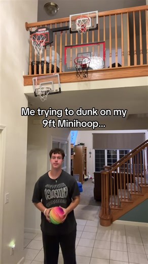 Dunking Fail on My 9ft Mini Hoop